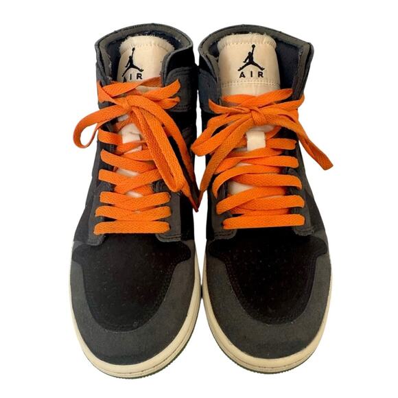 NIKE AIR JORDAN 1 Mid SE Craft Shoes FD6817-003 Anthracite Light Olive Men’s 8 - Picture 6 of 13